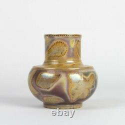 KG Luneville Keller & Guérin vase irisé art nouveau céramique 1900 ép. Bussiere