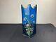 LEGRAS vase émaillé décor floral avec libellule art nouveau