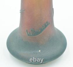 La Rochere Vase soliflore style Art Nouveau Verre multicouches France, XXe