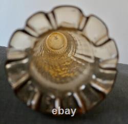 Legras Ancien Grand Vase En Verre Emaille Aux Mimosa Art Nouveau Vallerysthal