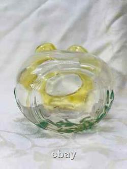 Legras Enamelled Glass Vase Emaille Fleurs Pavots Art Nouveau Jugendstil 19eme