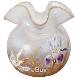 Legras Mont Joye vase en verre artistique de la collection Art Nouveau