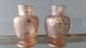 Legras/Montjoye / Paire de vases en verre émaillé Art Nouveau