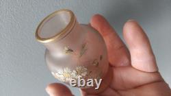Legras/Montjoye / Paire de vases en verre émaillé Art Nouveau