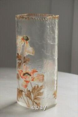 Legras Montjoye vase Art Nouveau signé, parfait état