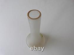 Legras petit vase bouquetier violettes art nouveau verrerie Montjoye Saint denis