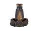 Lot 2 grès émaillé vase jardinière Sarreguemines Victor Kremer Art Nouveau 1900