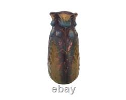 Lot 2 grès émaillé vase jardinière Sarreguemines Victor Kremer Art Nouveau 1900
