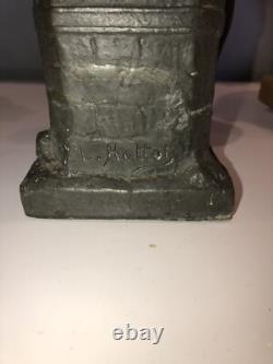 Louis HOTTOT (1834-1905) Femme Orientale à la Fontaine Signé Vase Art Nouveau