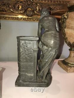 Louis HOTTOT (1834-1905) Femme Orientale à la Fontaine Signé Vase Art Nouveau