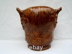 Lucien Arnaud école de carries vase grès Art Nouveau Saint Amand en Puisaye