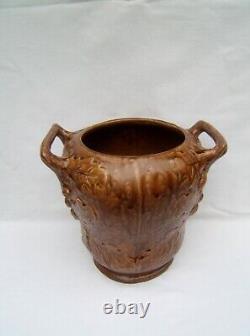 Lucien Arnaud école de carries vase grès Art Nouveau Saint Amand en Puisaye