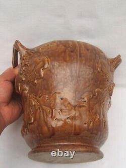Lucien Arnaud école de carries vase grès Art Nouveau Saint Amand en Puisaye