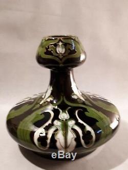 Lunéville Superbe grand vase Art Nouveau K G Keller et Guerin