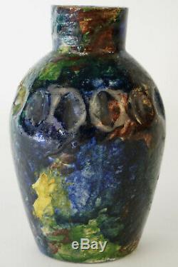 MAX CLAUDET (1840-1893) VASE EN GRES, ceramic art deco, pottery art nouveau