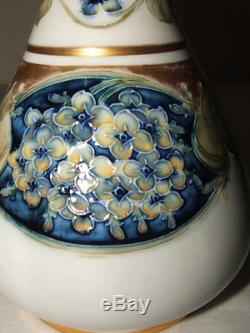 Moorcroft / Macintyre Art Nouveau Blue Lilacs Amazing Vase Truly Stunning