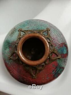 Magnifique Vase Art Nouveau Bigot