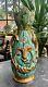 Magnifique Vase Faience Art Nouveau Saint Onnaing -Magnificent Old Majolica Vase