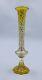Magnifique Vase Soliflore trompette verre soufflé LUDWIG MOSER Art-Nouveau 1900