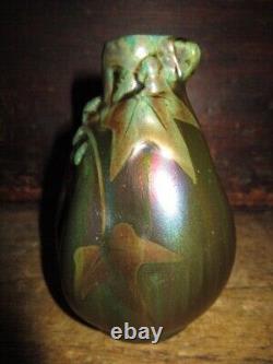 Montieres Art Nouveau Vase Irise