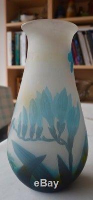 Muller Freres Vase D'époque Art Nouveau Original No Copy