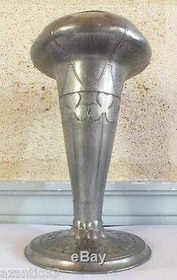 Osiris Isis Walter Scherf art nouveau vase étain Jugendstil
