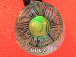 Ouraline Fritz Heckert Vase Verre Circa 1902 uranglass Art Nouveau
