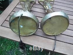 Paire De Vases Lampes Art Nouveau Signes Elias