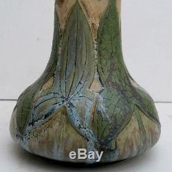 Paul Milet Sevres & E. Granger Rare Vase Gres Epoque Art Nouveau Jugenstil 1900
