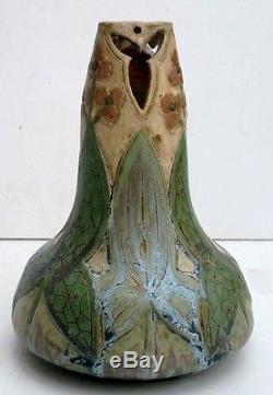 Paul Milet Sevres & E. Granger Rare Vase Gres Epoque Art Nouveau Jugenstil 1900