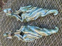 Paire Appliques Murale & MERAN Frères ISLE ADAM & Art nouveau & Jugendstil 1900