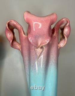 Paire De Grands Vases Art Nouveau Massier 56 cm