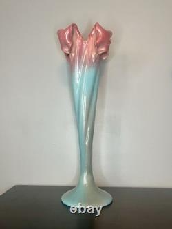 Paire De Grands Vases Art Nouveau Massier 56 cm