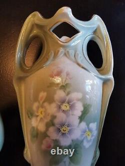 Paire De Vase Art Nouveau Kg Luneville 1900