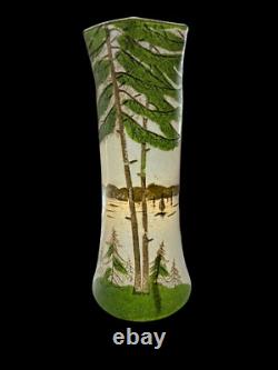 Paire De Vases Legras 1900 Art Nouveau Art Français Lorrain Verrerie