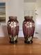 Paire De Vases Montjoye Legras Art Nouveau