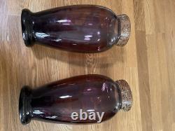 Paire De Vases Montjoye Legras Art Nouveau