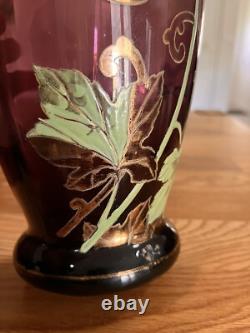 Paire De Vases Montjoye Legras Art Nouveau