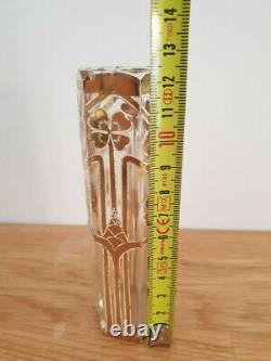 Paire Vases rouleau Art Nouveau 1900