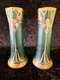 Paire de vases Art Nouveau, attribué à Legras, en verre peint émaillé