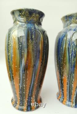 Paire de vases Balustre Art Nouveau De Bruyn Fives Lille