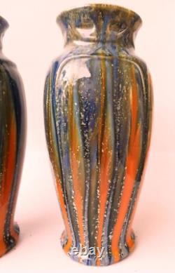 Paire de vases Balustre Art Nouveau De Bruyn Fives Lille