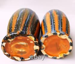 Paire de vases Balustre Art Nouveau De Bruyn Fives Lille