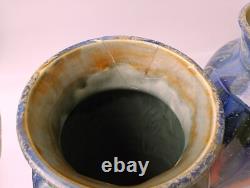 Paire de vases Balustre Art Nouveau De Bruyn Fives Lille