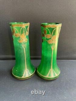 Paire de vases F. T. Legras Becken et Auguste Helligenstein Art nouveau
