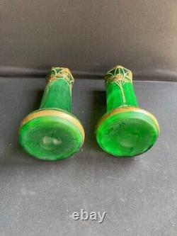 Paire de vases F. T. Legras Becken et Auguste Helligenstein Art nouveau