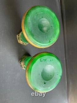 Paire de vases F. T. Legras Becken et Auguste Helligenstein Art nouveau