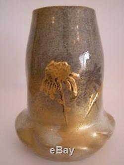 Paire de vases LEVY-DHURMER & CLEMENT MASSIER art nouveau céramique golfe juan