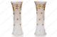 Paire de vases aux fleurs or Art Nouveau par Saint-Louis. Art Nouveau vases