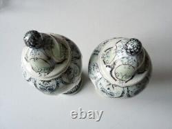 Paire de vases céramique H. Horngacher Art nouveau (23782)